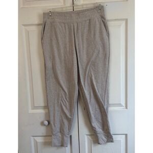Patagonia Ahnya Joggers Womens Medium Oatmeal Heather Organic Cotton Pants 21973